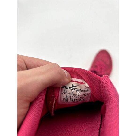 Nike Free 5.0 V4 Women's Running Shoes Size 6.5 Red/White - Picture 5 of 5